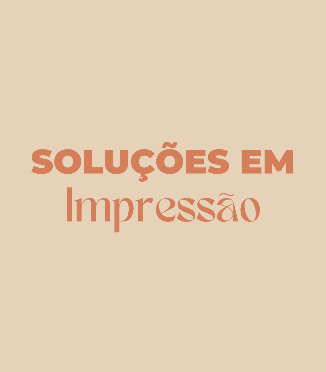 serviço soluções em impressão